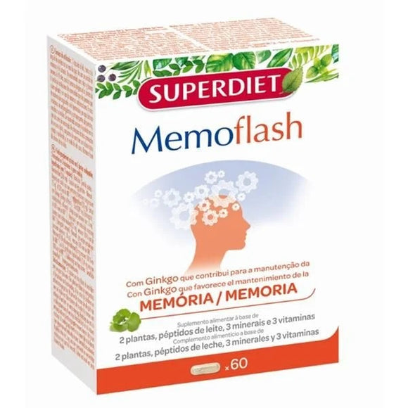 Memoflash 60 Cápsulas - SuperDiet - Crisdietética