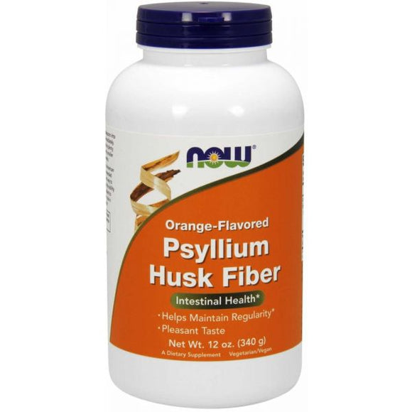 Psyllium Husk Powder 340g - Now - Crisdietética