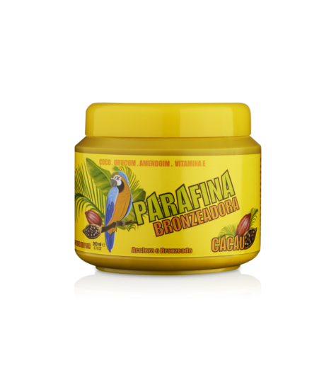 Parafina Bronzeadora Cacau 200ml - Real Natura - Crisdietética