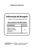 MSM em Pó 1kg - Biosamara - Crisdietética