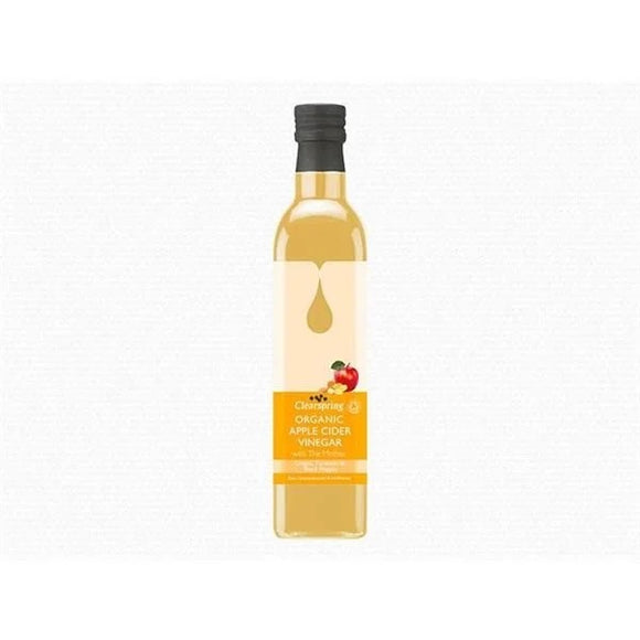 Vinagre de Sidra com Gengibre, Curcuma e Pimenta Preta 500ml - ClearSpring - Crisdietética